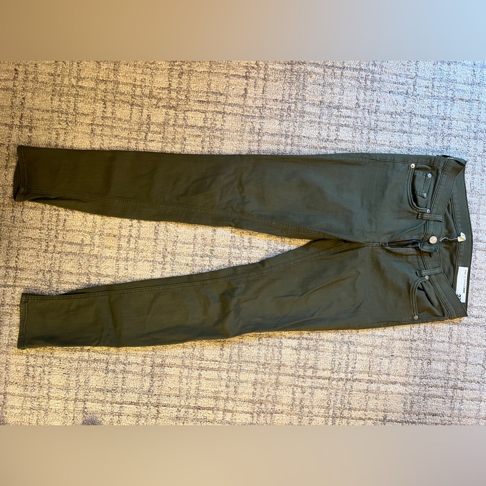 Olive rag and bone skinny jeans